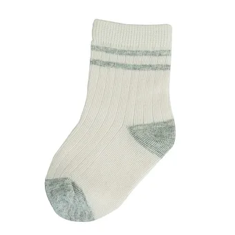 High Quality Baby Infant Organic Cotton Rib Socks