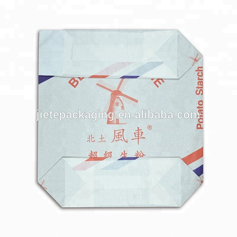 Customized design printing 50kg laminated white pp woven flour packaging bag export Afghan