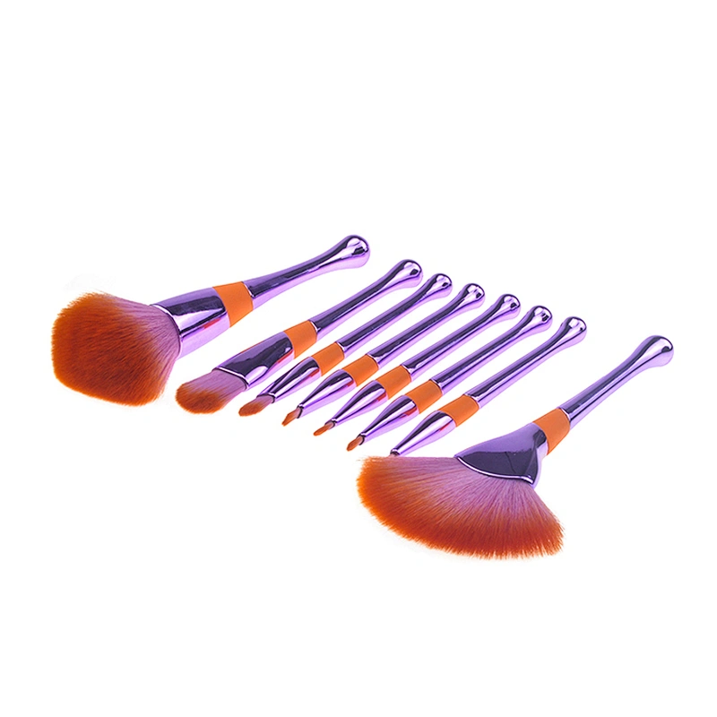 Sialia Plastic Handle makeup brush Sets Professional Cosmetic Brushes with  Eye Shadow Mixed Concealer Makeup Too