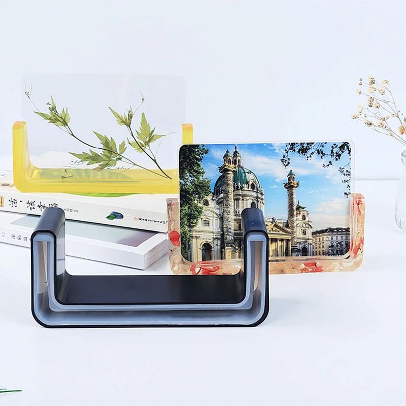 Mirror Photo Frame Mold Epoxy DIY Dried Flower photo frame molds Concrete decoration Mould