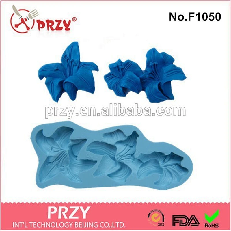 F1050 PRZY High Quality Sugarcraft Cake Decorating Silicone Mold