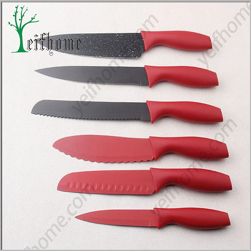 Meat cleavernon-stick coating knife set