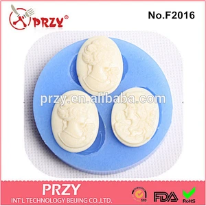 F2016 PRZY cake decorating gum paste silicone bread baking mold