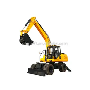 13 tons small digging wheel tyre mini excavator for sale Malaysia