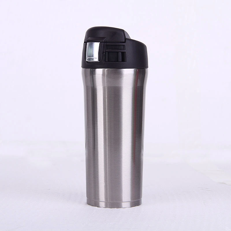 2018 Wholesale Water Bottle Drinking Vacuum Cup Insulation Flask with Bounce Cover in Car
