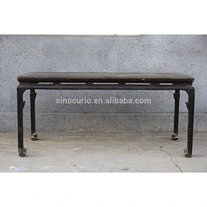 Chinese antique table dinning table set 6 chairs wholesale furniture china