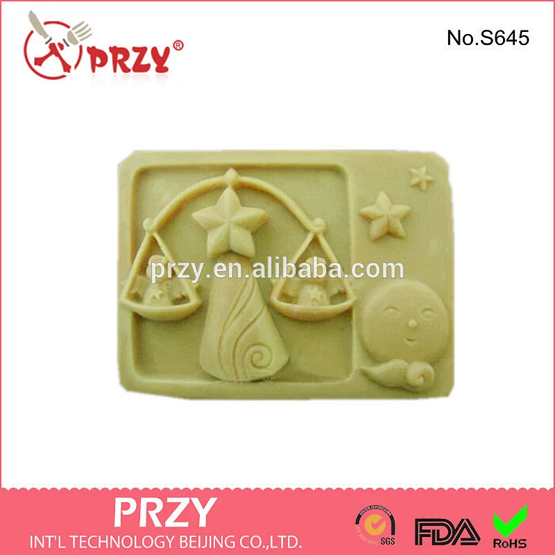 handmade silicone libra soap molds