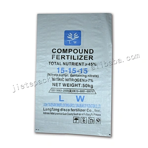 Factory supply customized pp woven compound fertilizer packaging bag 50kg