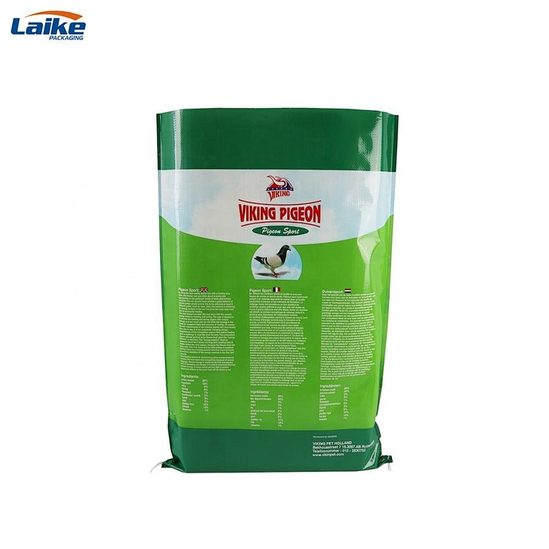 Professional factory production  pigeon feed chicken dog food pp woven bag 10kg 20kg 50kg
