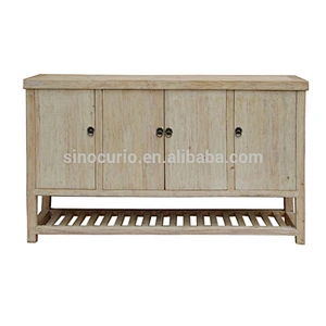 wholesale furniture china shoe rack cabinet with board used by reclaimed wood