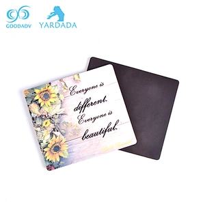 Custom Logo Cute Printing Flowers Picture Home Decor Fridge Magnet