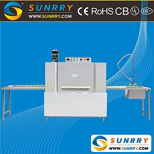 Special commercial general stainless steel electric double spray tunnel type dishwasher