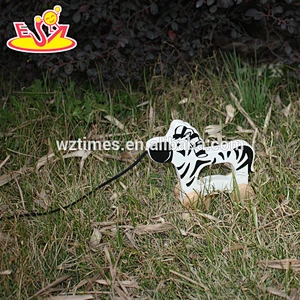 2018 wholesale baby wooden moving animal toy funny kids wooden moving animal toy wooden moving animal toy W05B141