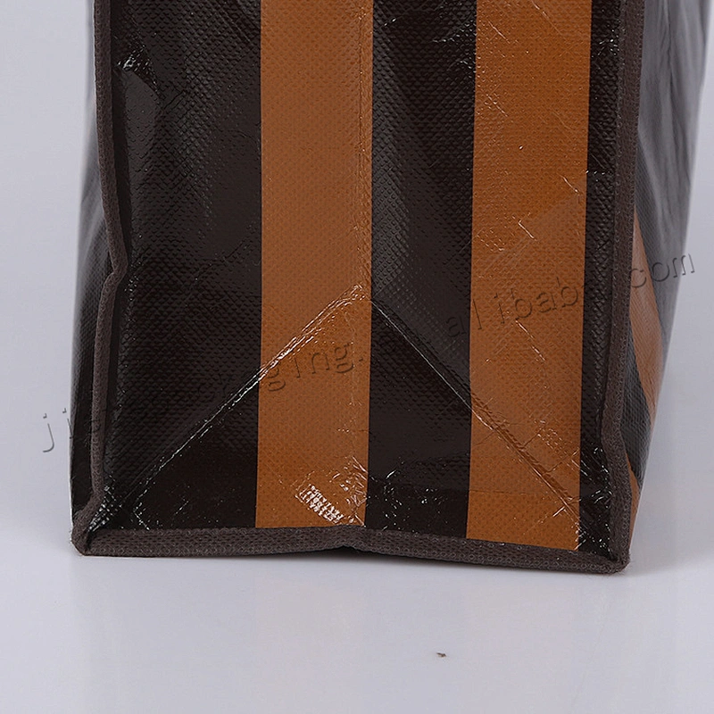 Black Promotional Custom Logo Printed pp non woven Tote Bag