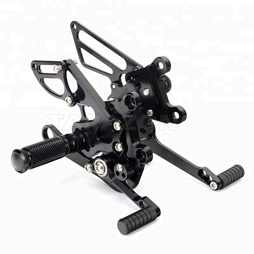 Adjustable Billet Aluminum Shift Brake Pedal Rear sets For Aprilia RSV 1000