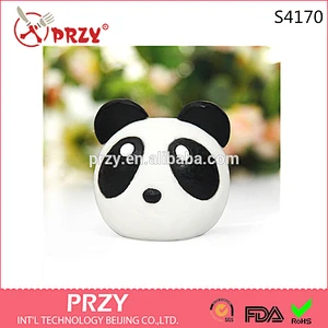 Panda head silicone soap mold 3d silicone mold for soap candle mold