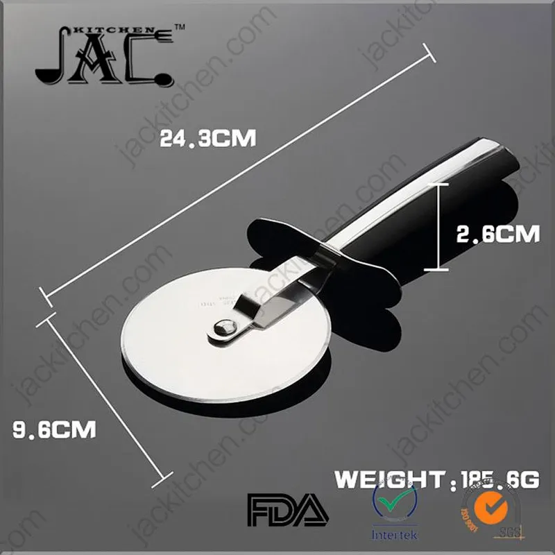 Professional Stainless Steel Plastic Pizza Wheel Cutter