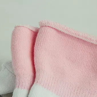 Cute lovely good quality wholesale newest cheap printed kids high-knee baby toddlers girl boypink plain socks