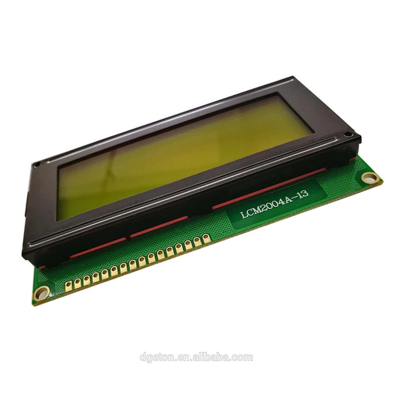 STN LCD Module/character lcd display 20X4 yellow green