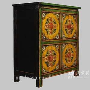 hand painted antique style tibetan furniture