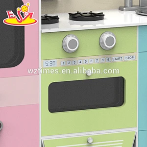 Venta al por mayor mejor juego de cocina de madera para niñas W10C241