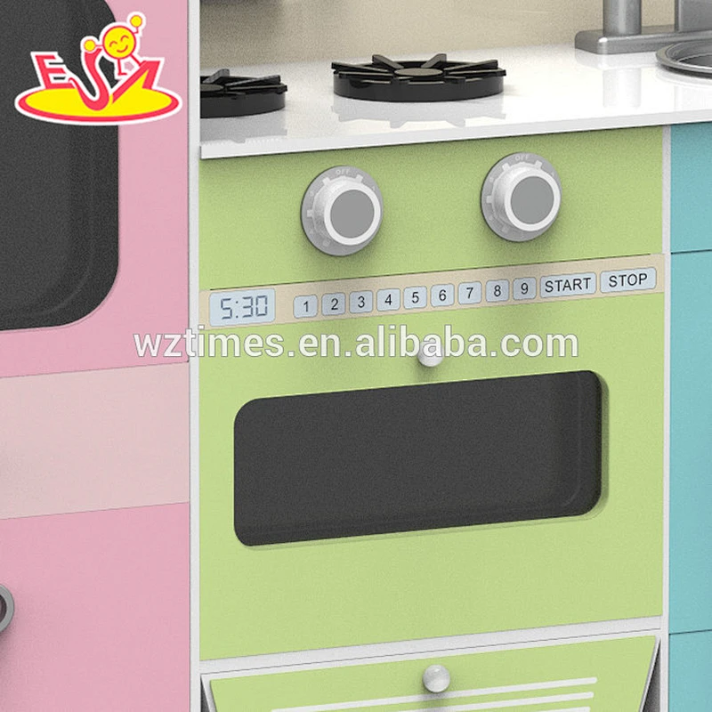 Venta al por mayor mejor juego de cocina de madera para niñas W10C241