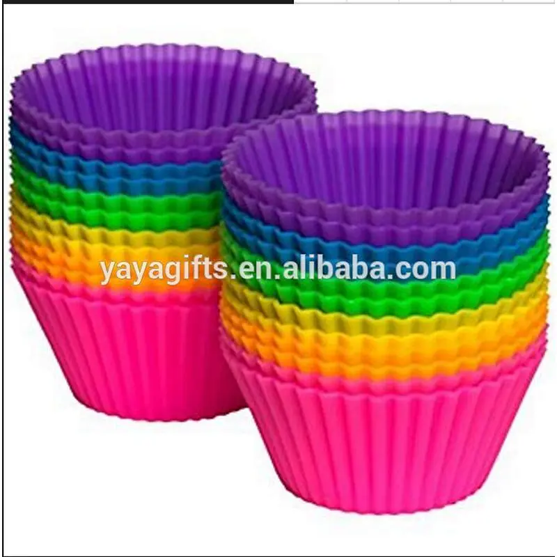silicone cupcake mold for baking cake