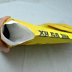 Customzied stand up kraft paper cement bag for wall putty powder,dry mortar,tile adhesive,gypsum