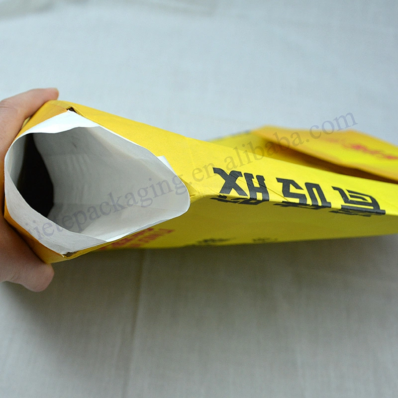 Customzied stand up kraft paper cement bag for wall putty powder,dry mortar,tile adhesive,gypsum