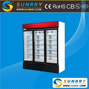 Commercial Freezer Of Glass Beverage Bottles Wholesale (SY-BC730C SUNRRY)