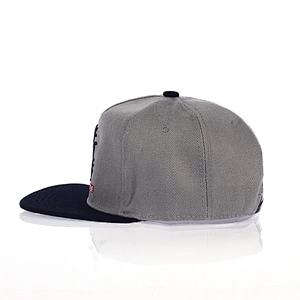 Custom snapback brim 6 panel 3d embroidery snapback hat and cap