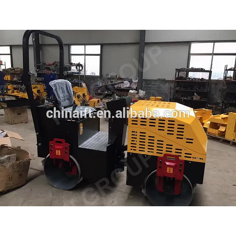 TUV approved 3000kg asphat double drum road roller