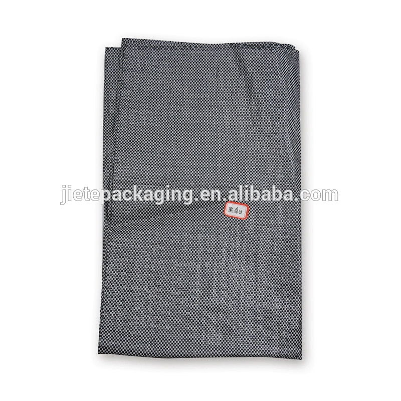 black cheap pp woven empty coffee bean packaging bags factory