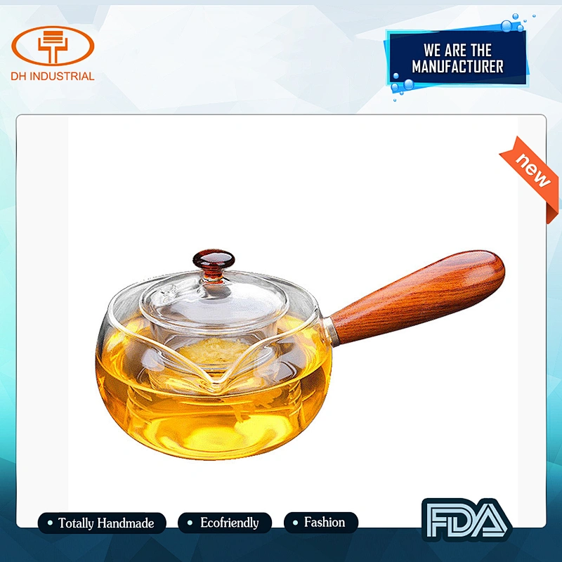 high-temperature glass cups good quality glass tea pots with strainer