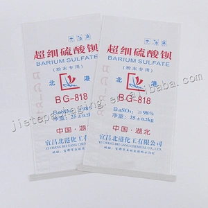 Factory sale plastic pp woven chemical resistant packing bag for barium 25kg