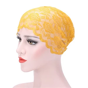 lace hijab fashion muslim women hat muslim caps for women