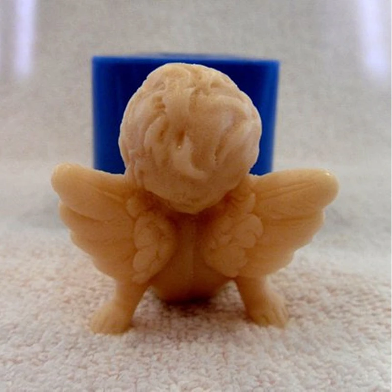 Smiling angel Soap silicone mold for making Baby soap and candles silicone mould