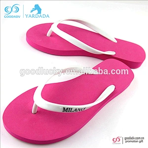 2018 Wholesale summer flat slippers home flip flops
