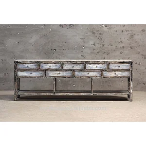shanxi milti drawered elm console