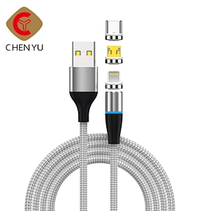 Newest Trend 3 In 1 Magnetic USB Cable Type - C Micro Multi Charger Data Cables For Phone