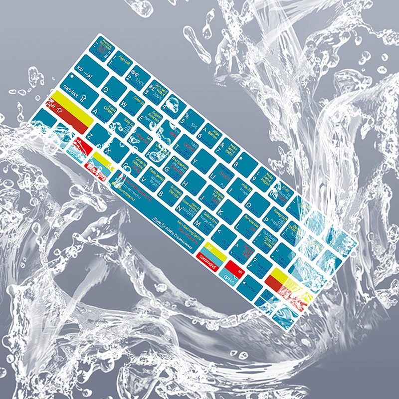 custom keyboard cover Ado be Dreamweaver Hotkeys Slim TPU for mac keyboard cover for macbook touch bar 13 15