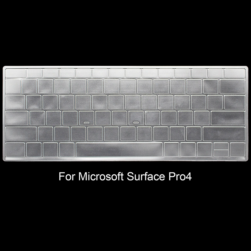 TPU keyboard type cover for microsoft surface pro 4