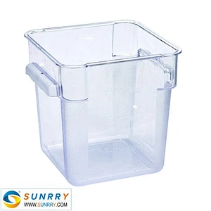2018 hot sale 4QT disposable plastic food container made of PC