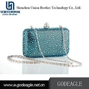 Wholesale Custom china supplier crystal evening bag
