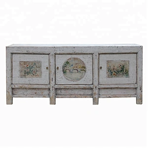 chinese antique distressed rustic storage sideboard furniture