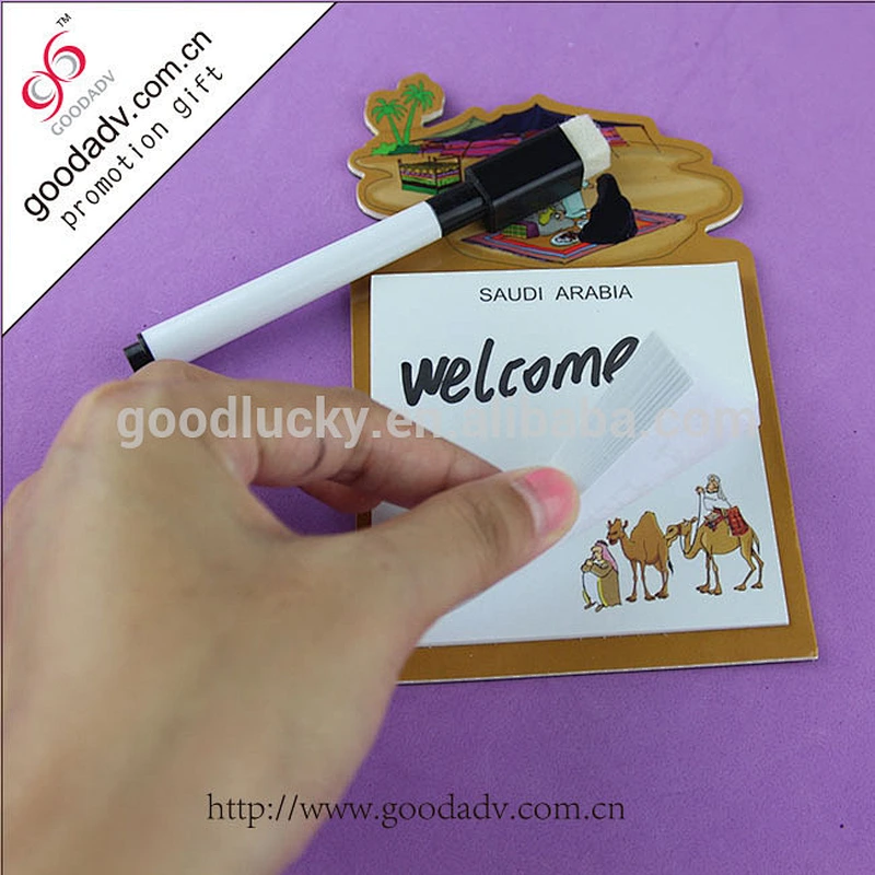 guangzhou custom magnetic memo pad promo practical item sticky note pads