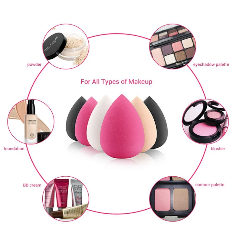 custom shape makeup compressed facial cleansing sponges