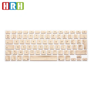 French Silicone Cover Keyboard Custom Colorful Skin laptop keyboard For Mac Book Pro 15 EU Version cover for macbook air 13
