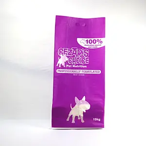 High quality pp woven laminated dog food bags dog food packaging bag feed packaging