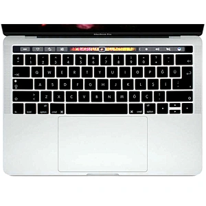 Waterproof Colored Silicone Laptop Turkish Keyboard Skin keyboard protector for macbook pro touch bar A1706 A1707 A1989 A1990